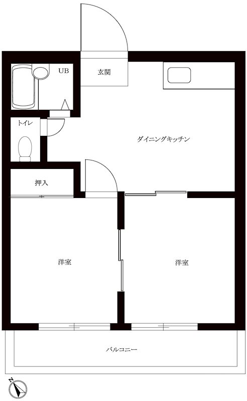 ビラ松木 間取り