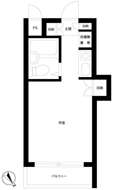 ペガサスマンション渋谷本町 間取り図