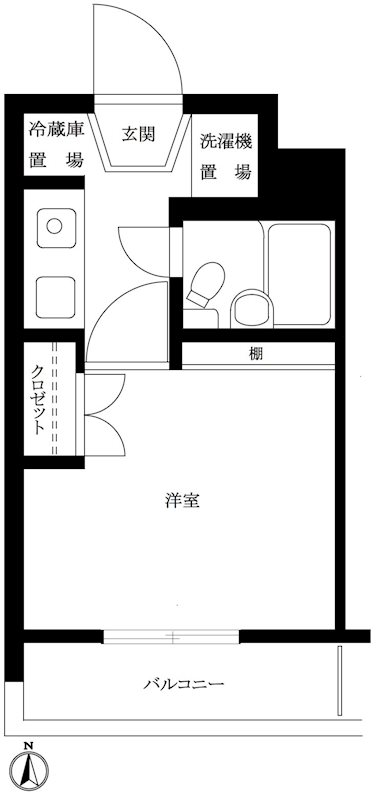 ルーブル池尻大橋 間取り図