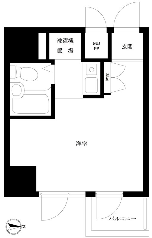 ラ・ポール十条 間取り図