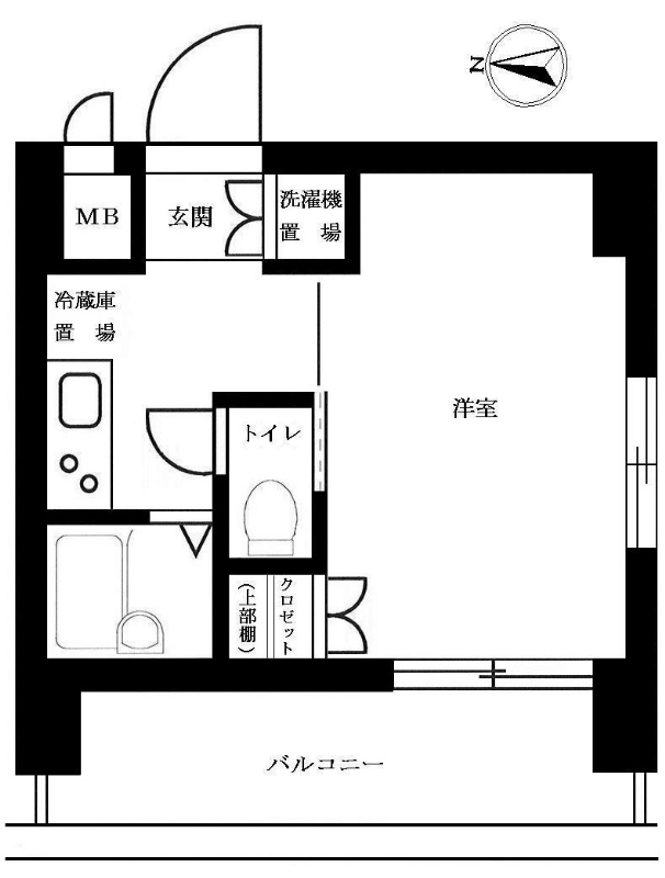 ルーブル上北沢 間取り図