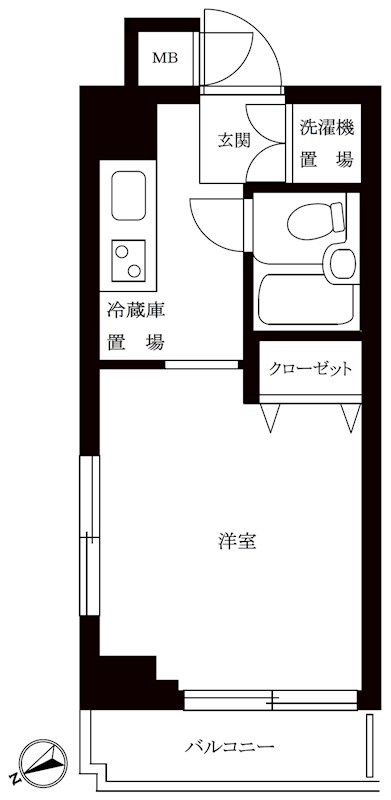 ルーブル大森Ⅱ 間取り図