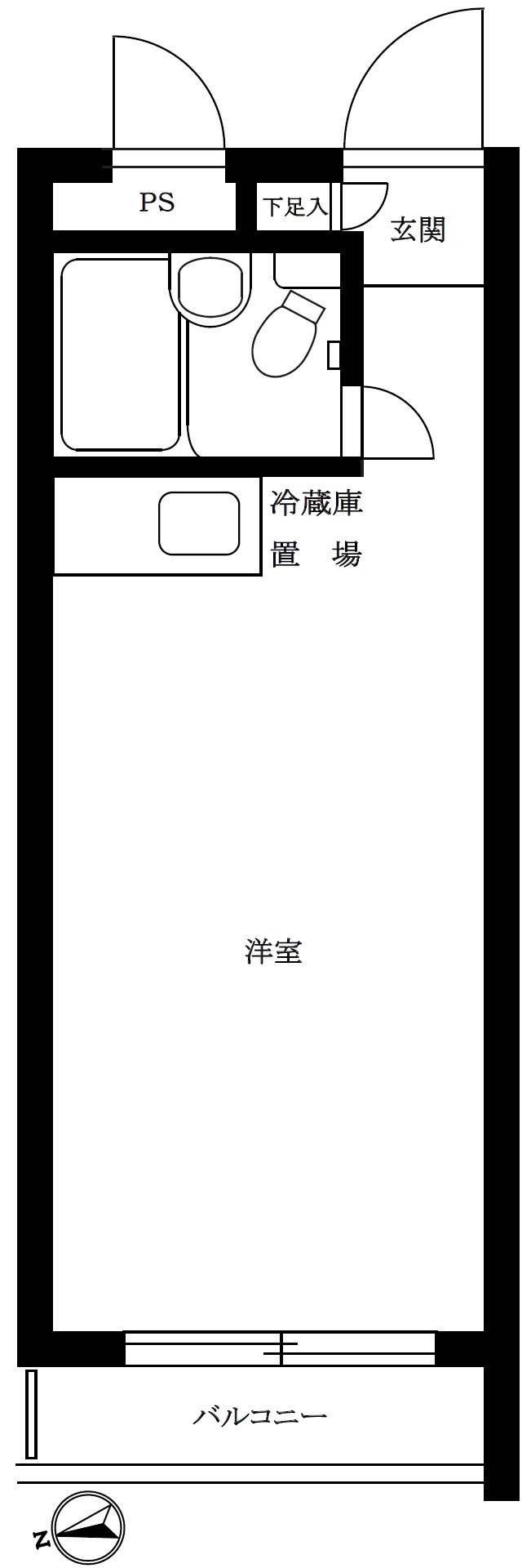 ステートリーホームス代々木上原 間取り図