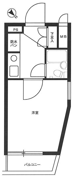 ルーブル南馬込 間取り図