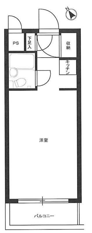 ユースフル笹塚第２ 間取り図