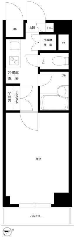間取り ルーブル渋谷松濤 間取り図
