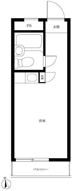 ハイシティ学芸大学第３ 間取り図