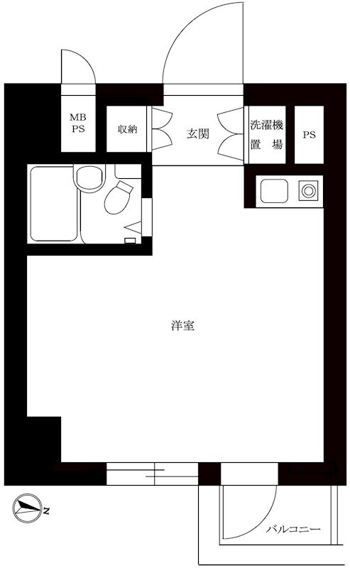 ラ・ポール十条 間取り図