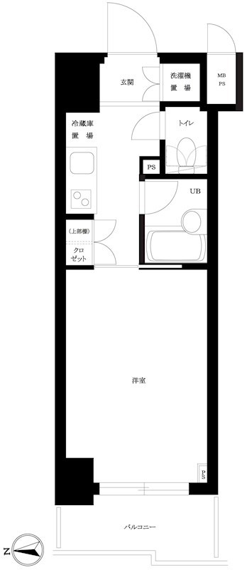 ルーブル蒲田壱番館 間取り図