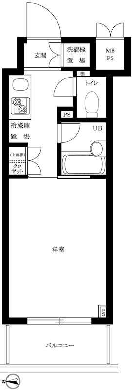 ルーブル蒲田壱番館 間取り図
