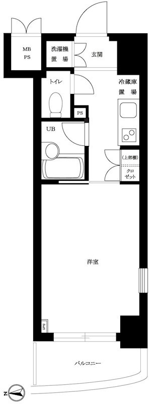 ルーブル蒲田壱番館 間取り図