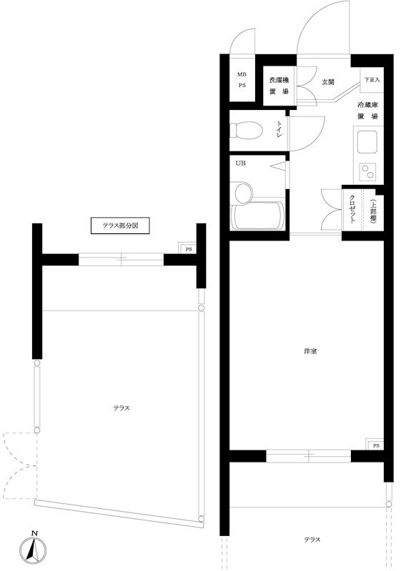 ルーブル芦花公園 間取り図