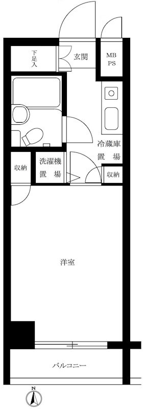ルーブル下井草 間取り図