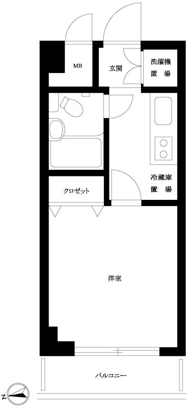 ルーブル大森Ⅱ 間取り図