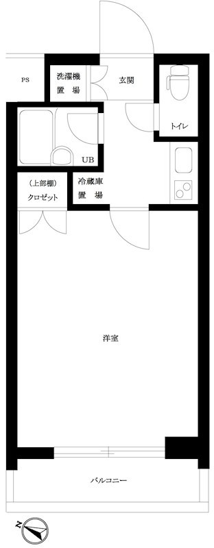 ルーブル学芸大学五番館 間取り図