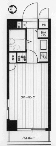 ルーブル戸越公園 間取り図
