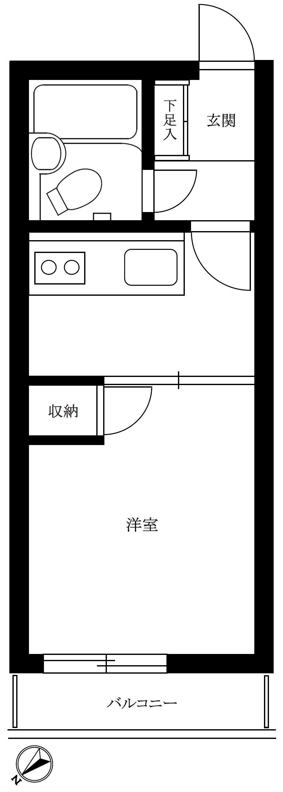 マイキャッスル五反田 間取り図