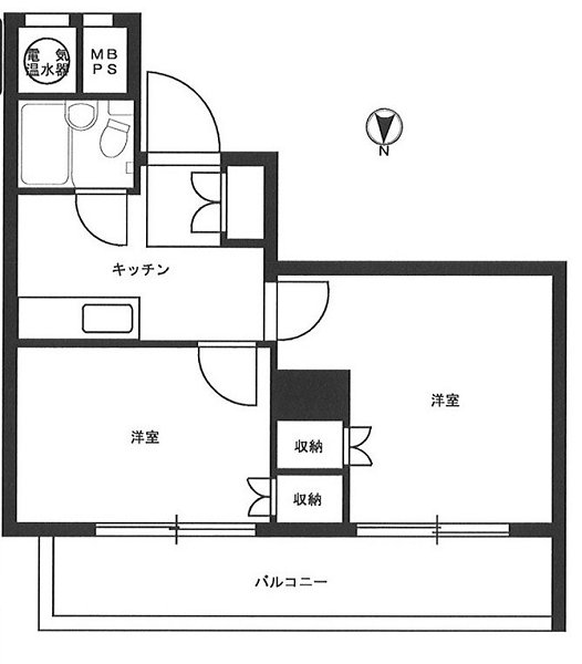 ライオンズマンション白金第2 間取り図
