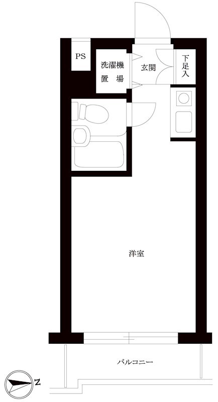 ＴＯＰ武蔵新田NO１ 間取り図