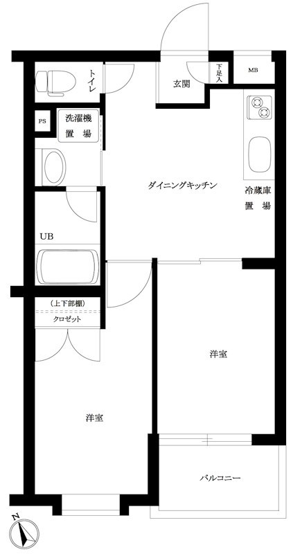 オーブ京王よみうりランド 間取り図