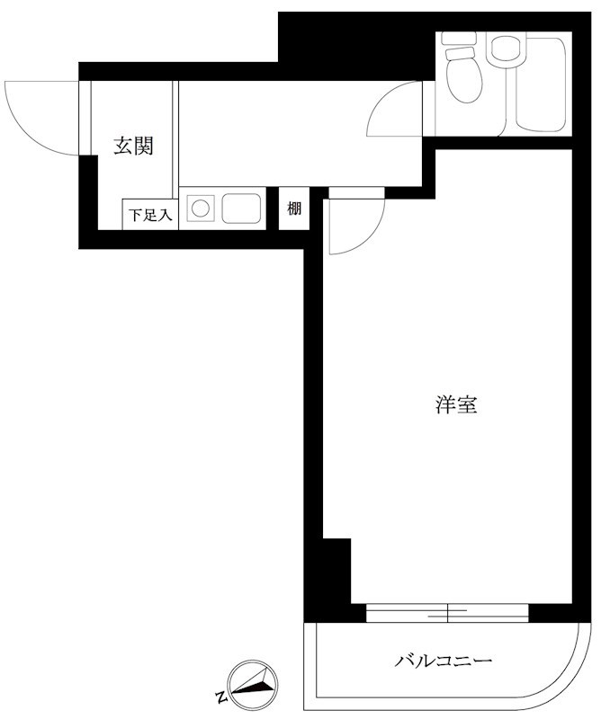 パシフィック池袋 間取り図