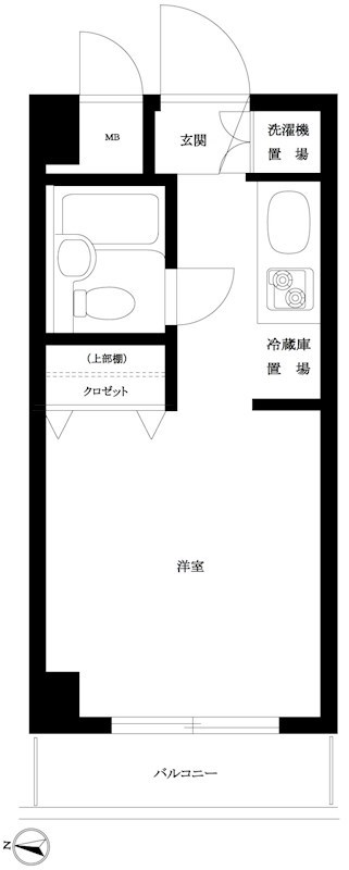 ルーブル田園調布南 間取り図