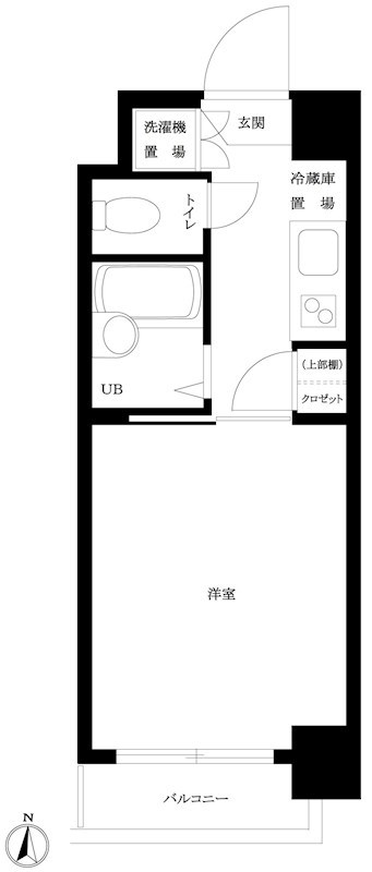 ルーブル新高円寺 間取り図