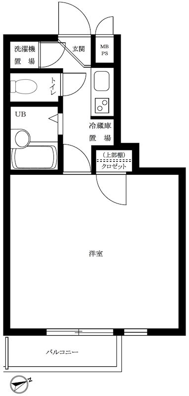 ルーブル中馬込壱番館 間取り図