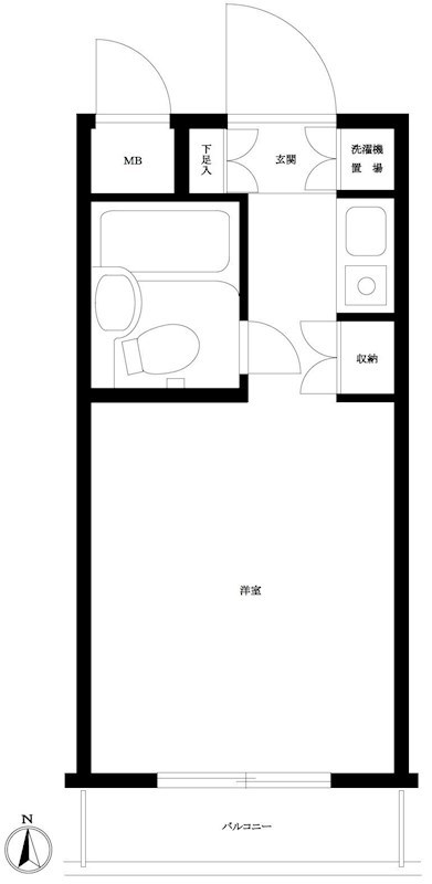 ルーブル新宿西落合 間取り図