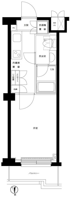 ルーブル下北沢弐番館 間取り