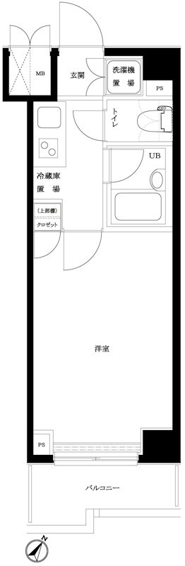 ルーブル多摩川参番館 間取り図
