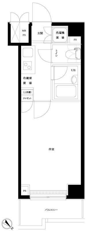 ルーブル多摩川参番館 間取り図