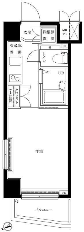 ルーブル早稲田 間取り図