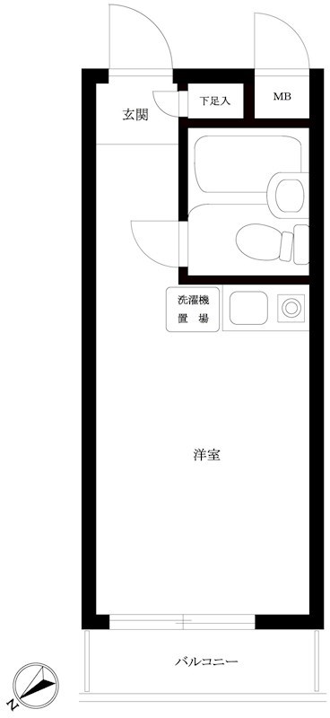 ルーブル高円寺 間取り図