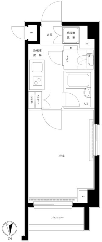 ルーブル白金高輪弐番館 間取り図