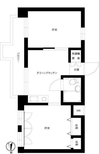 ルーブル池上 間取り図