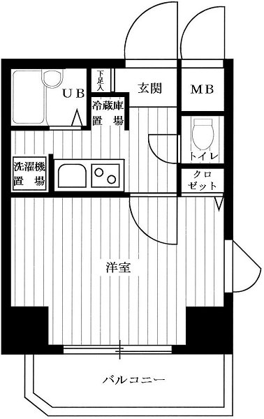 ルーブル中野南台 間取り図