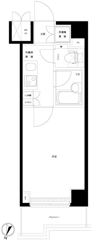 ルーブル中野沼袋 間取り図