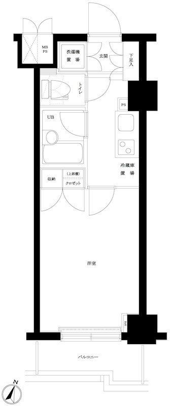 間取り ルーブル日本橋 間取り図