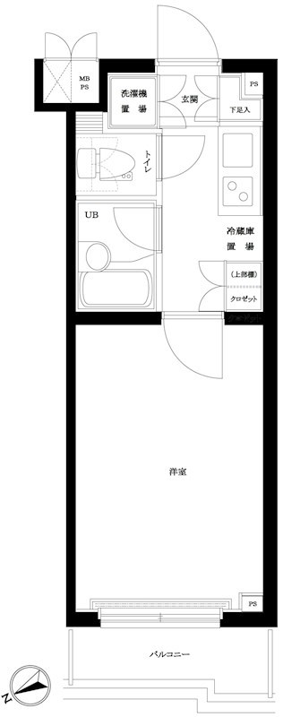 ルーブル江古田伍番館 間取り