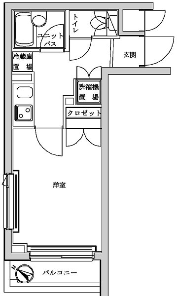 ルーブル中野白鷺 間取り図