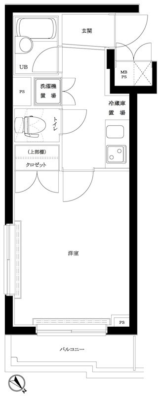 ルーブル早稲田参番館 間取り図