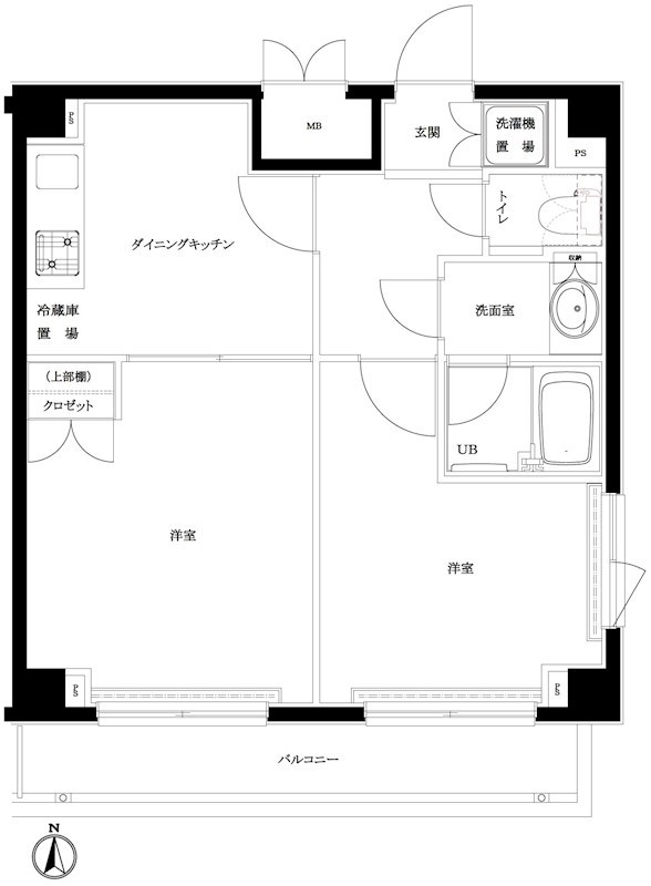 ルーブル森下 間取り図