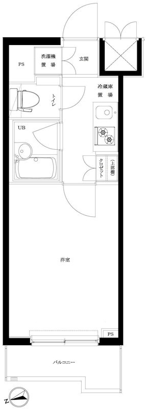 ルーブル北新宿 間取り図