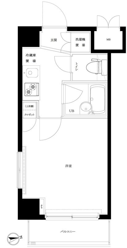ルーブル北新宿 間取り図