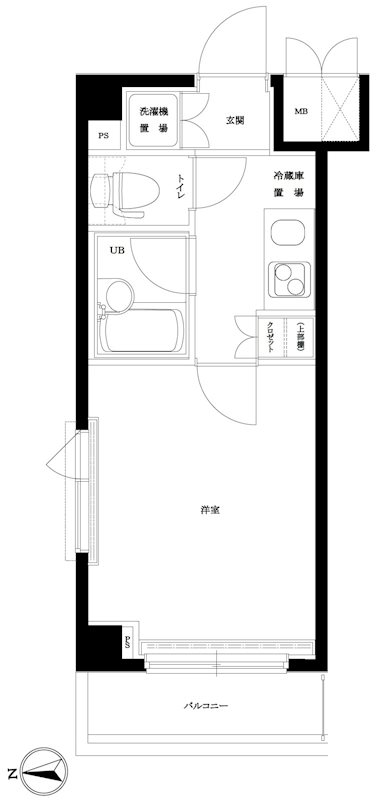 ルーブル武蔵小山 間取り図