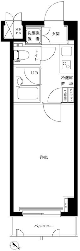 ルーブル学芸大学六番館 間取り図