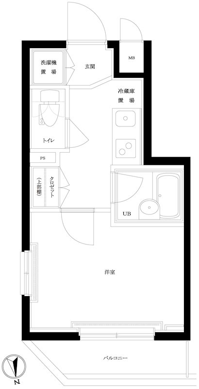 ルーブル久我山 間取り図