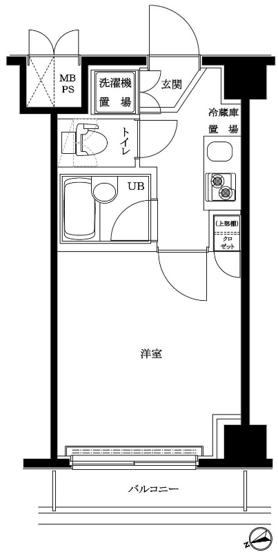 ルーブル浜田山 間取り図