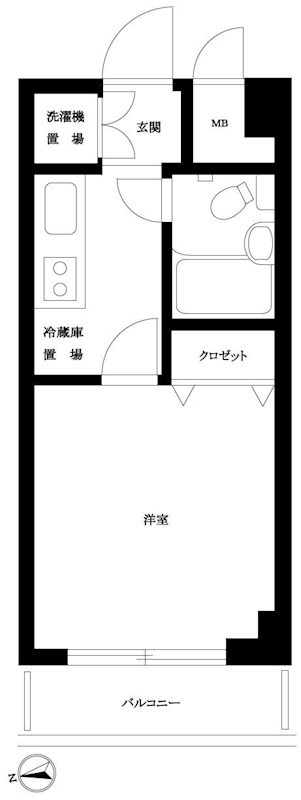 ルーブル大森Ⅱ 間取り図